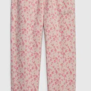 GAP x LOVESHACKFANCY Pink Floral Jogger Sweatpants size medium